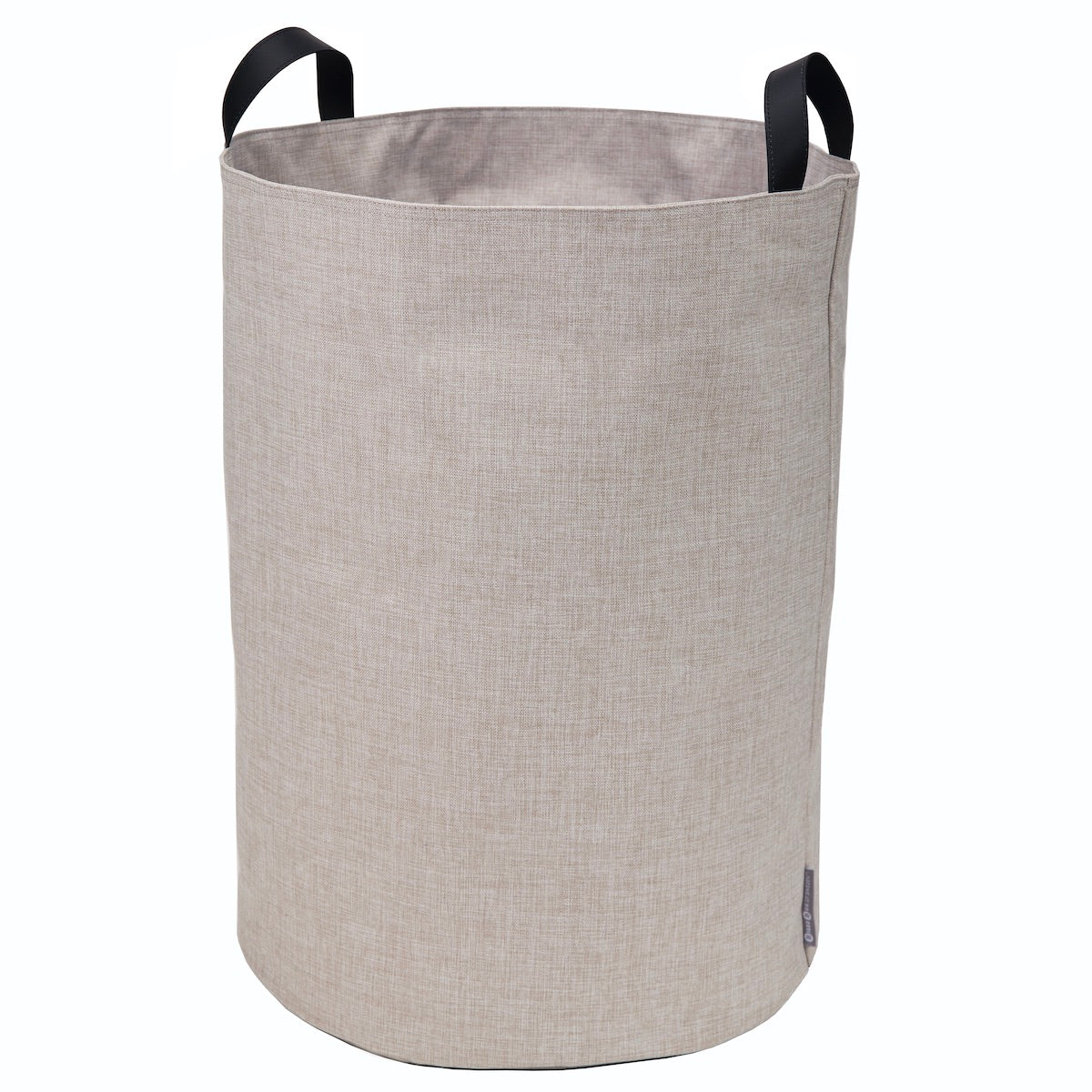 förvaringskorg tvätt leksaker beige design med handtag i tyg