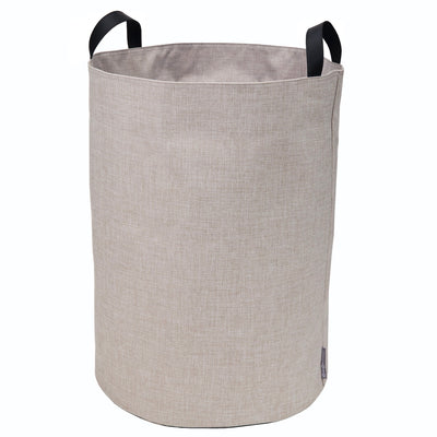 förvaringskorg tvätt leksaker beige design med handtag i tyg